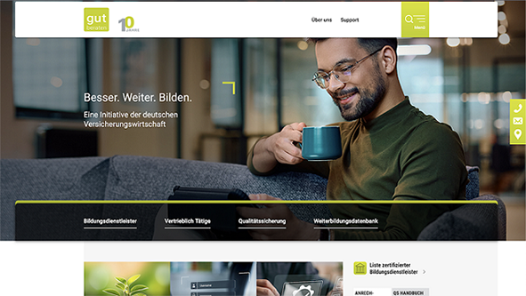 gut beraten in neuem Look gut beraten in neuem Look